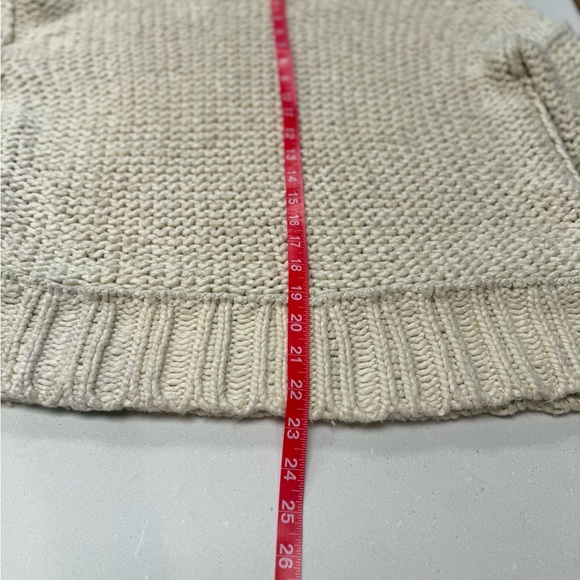 FREE PEOPLE Oversized Cable Knit Sweater Mock Turtleneck - Picture 8 of 9